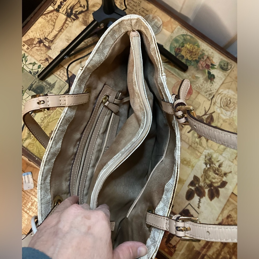 MK MICHAEL KORS Jet set 12x11 tote satchel SHOULDERBag - Picture 2 of 11